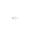 CARTIER LOVE WEDDING BAND WITH ONE DIAMOND WHITE GOLD