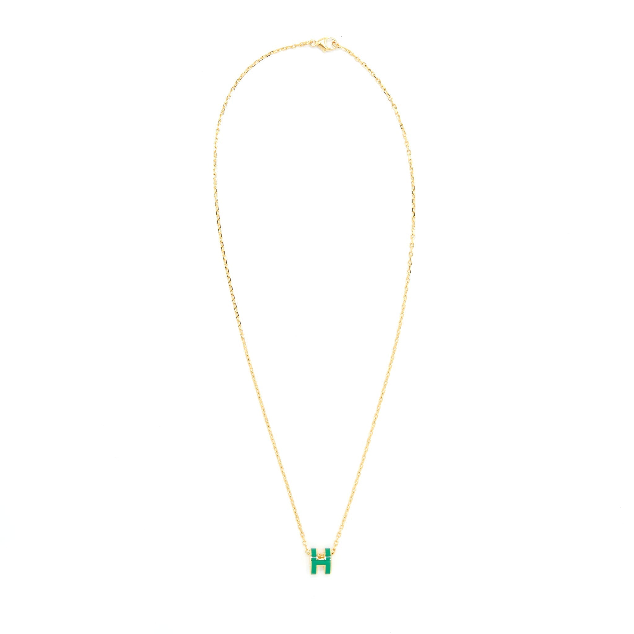 HERMES MINI POP H MALACHITE GHW