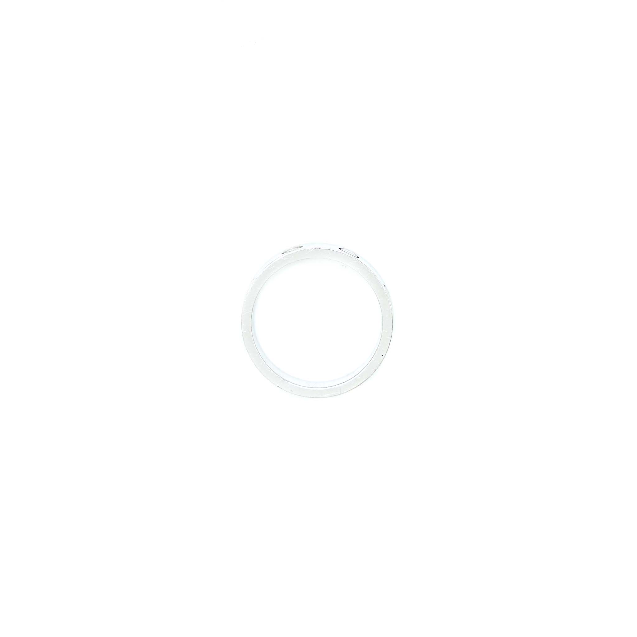CARTIER LOVE WEDDING BAND WITH ONE DIAMOND WHITE GOLD
