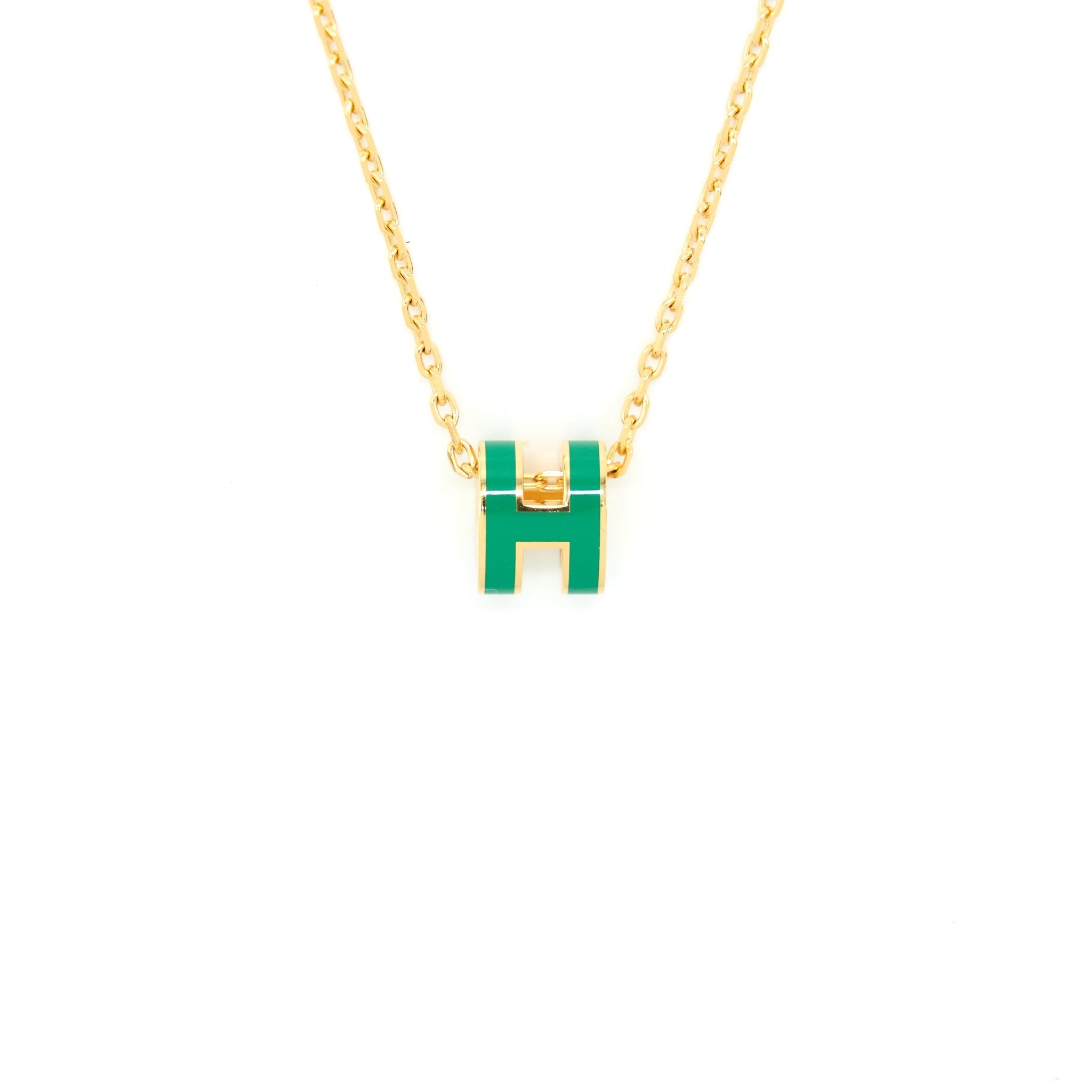 HERMES MINI POP H MALACHITE GHW