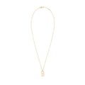 HERMES AMULETTES CADENAS PENDANT ROSE GOLD WITH DIMONDS