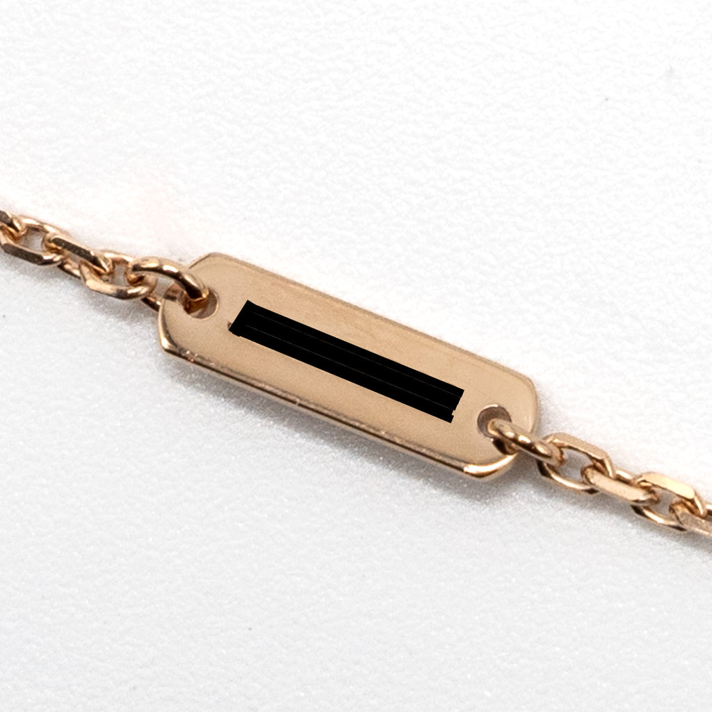 VAN CLEEF & ARPELS 2023 ALHAMBRA HOLIDAY LIMITED PENDANT SILVER OBSIDIAN ROSE GOLD DIAMOND