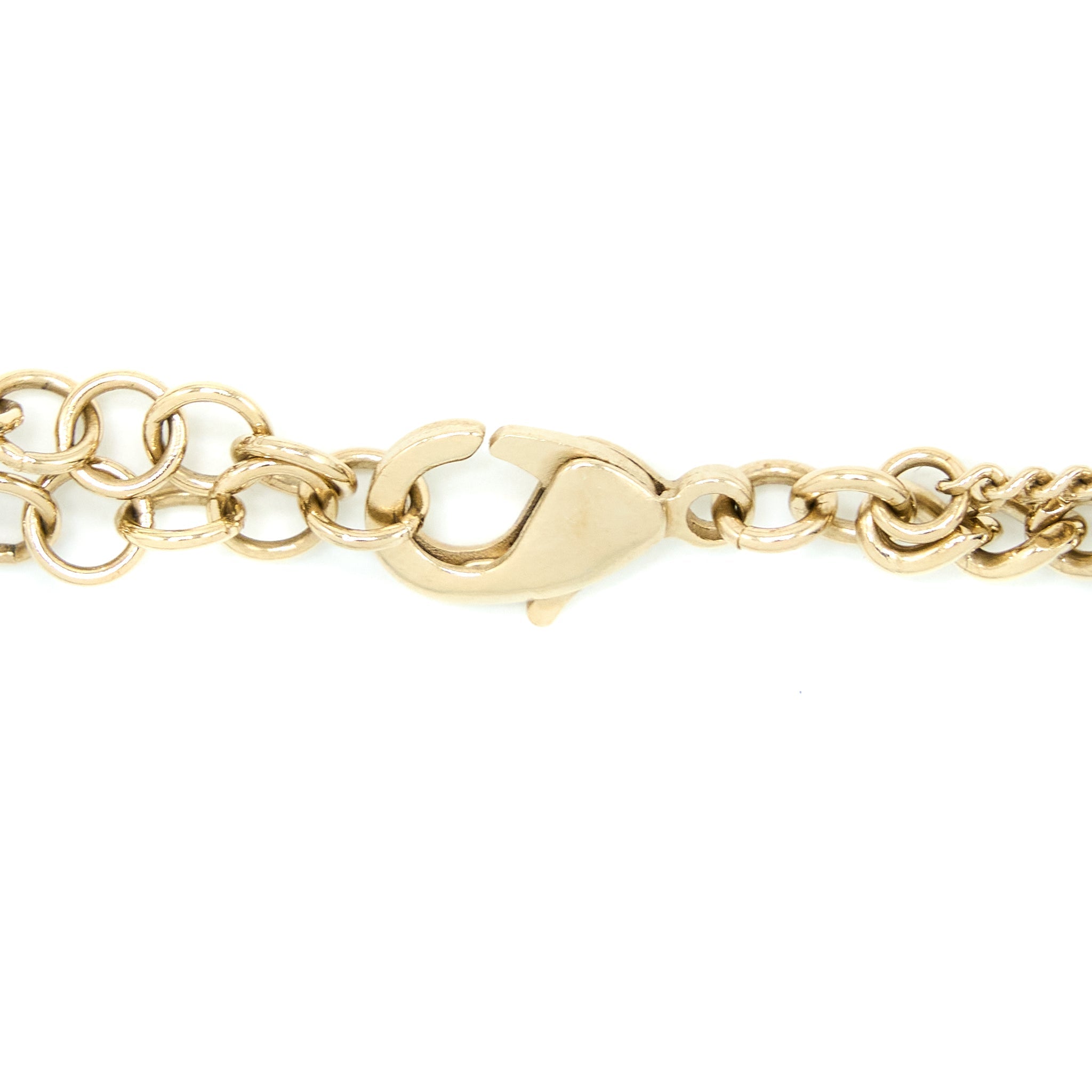 CHANEL CRYSTAL CC LOGO CHOCKER PEARL/CRYSTAL LIGHT GOLD TONE
