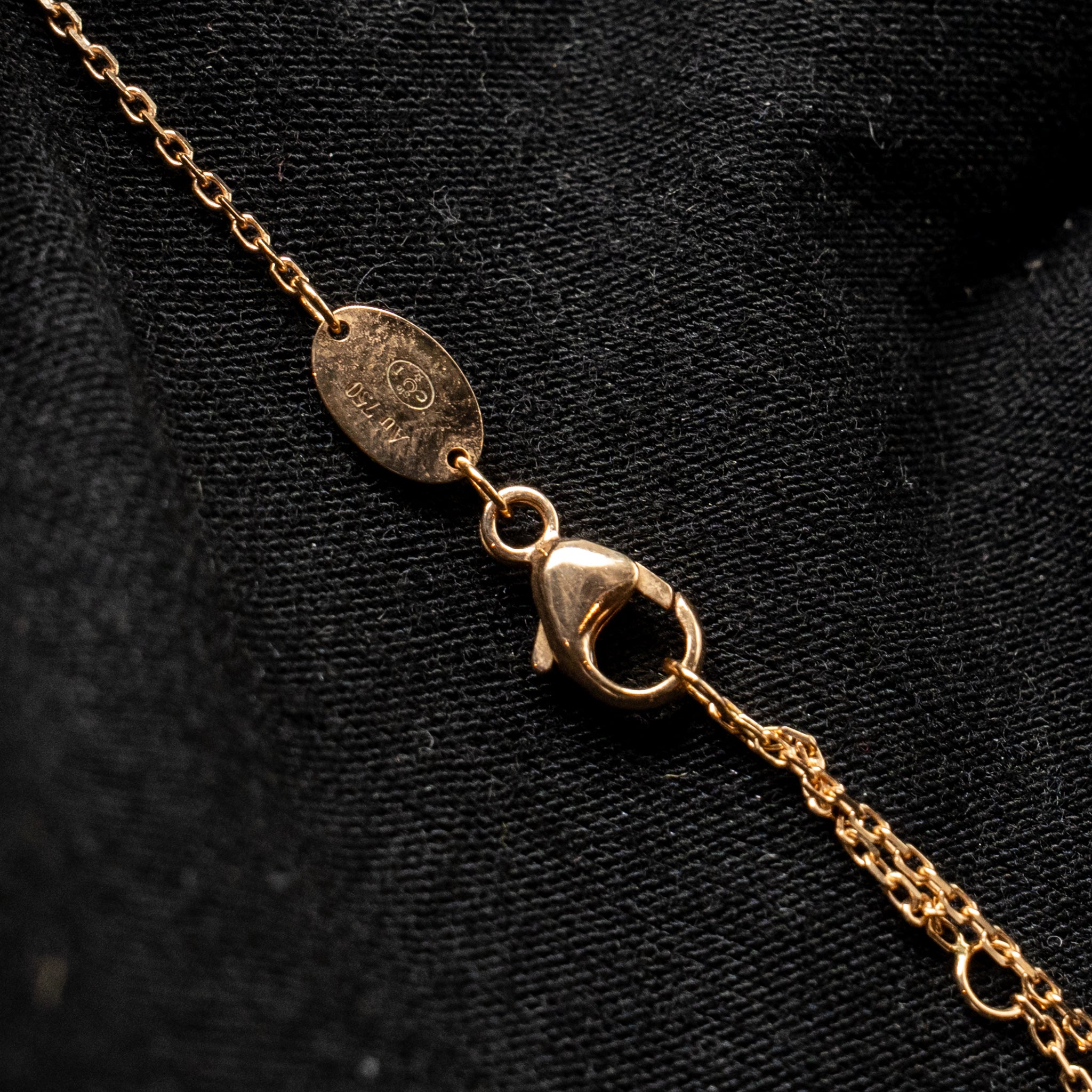 CHAUMET JEUX DE LIENS PENDANT ROSE GOLD / MOTHER OF PEARL / DIAMOND