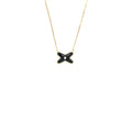 CHAUMET JEUX DE LIENS PENDANT ONYX/ROSE GOLD WITH ONE DIAMOND
