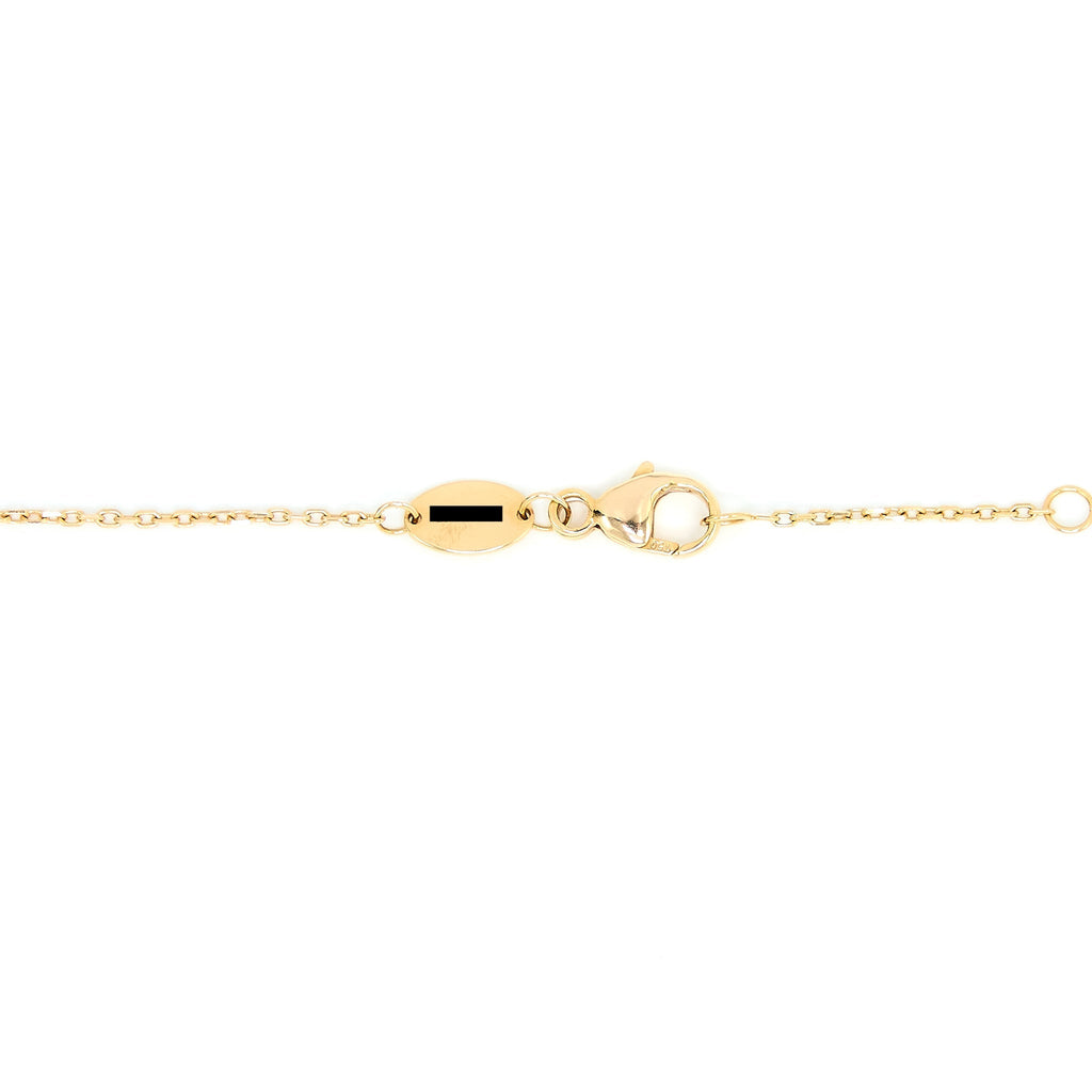 CHAUMET JEUX DE LIENS PENDANT ONYX/ROSE GOLD WITH ONE DIAMOND