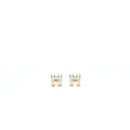 HERMES POP H EARRINGS BLANC RGHW