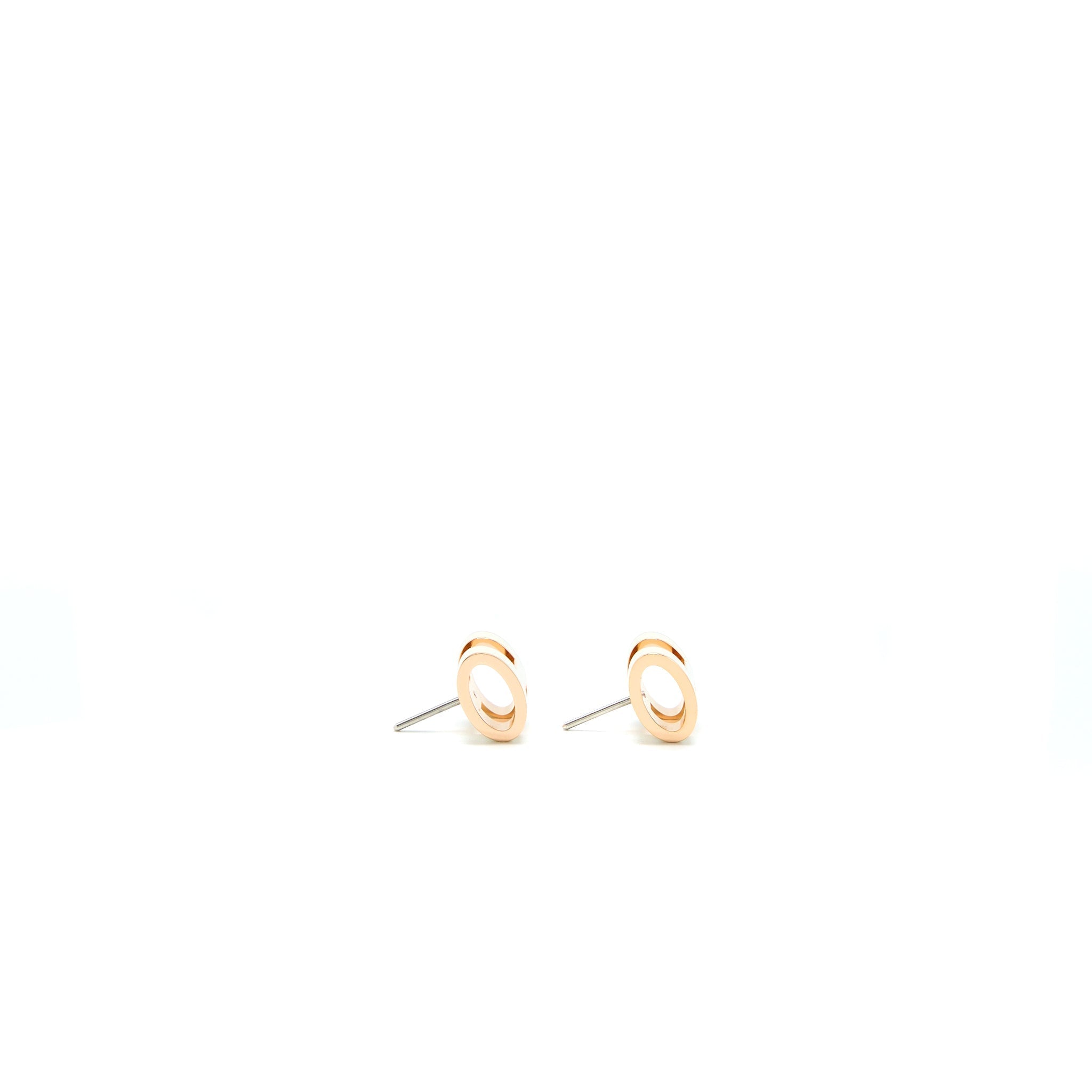 HERMES POP H EARRINGS BLANC RGHW