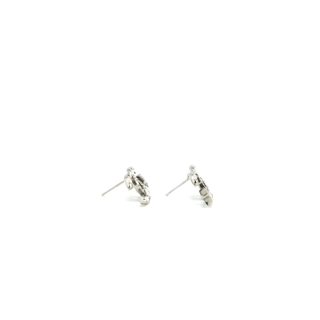 CHANEL CC AND STAR CRYSTALS EARRING SHW
