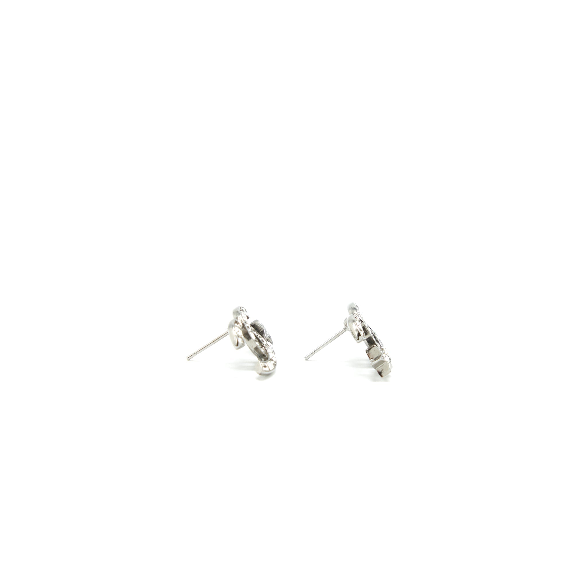 CHANEL CC AND STAR CRYSTALS EARRING SHW