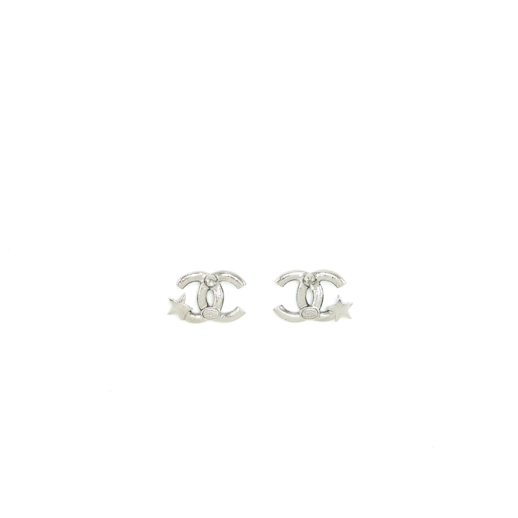CHANEL CC AND STAR CRYSTALS EARRING SHW