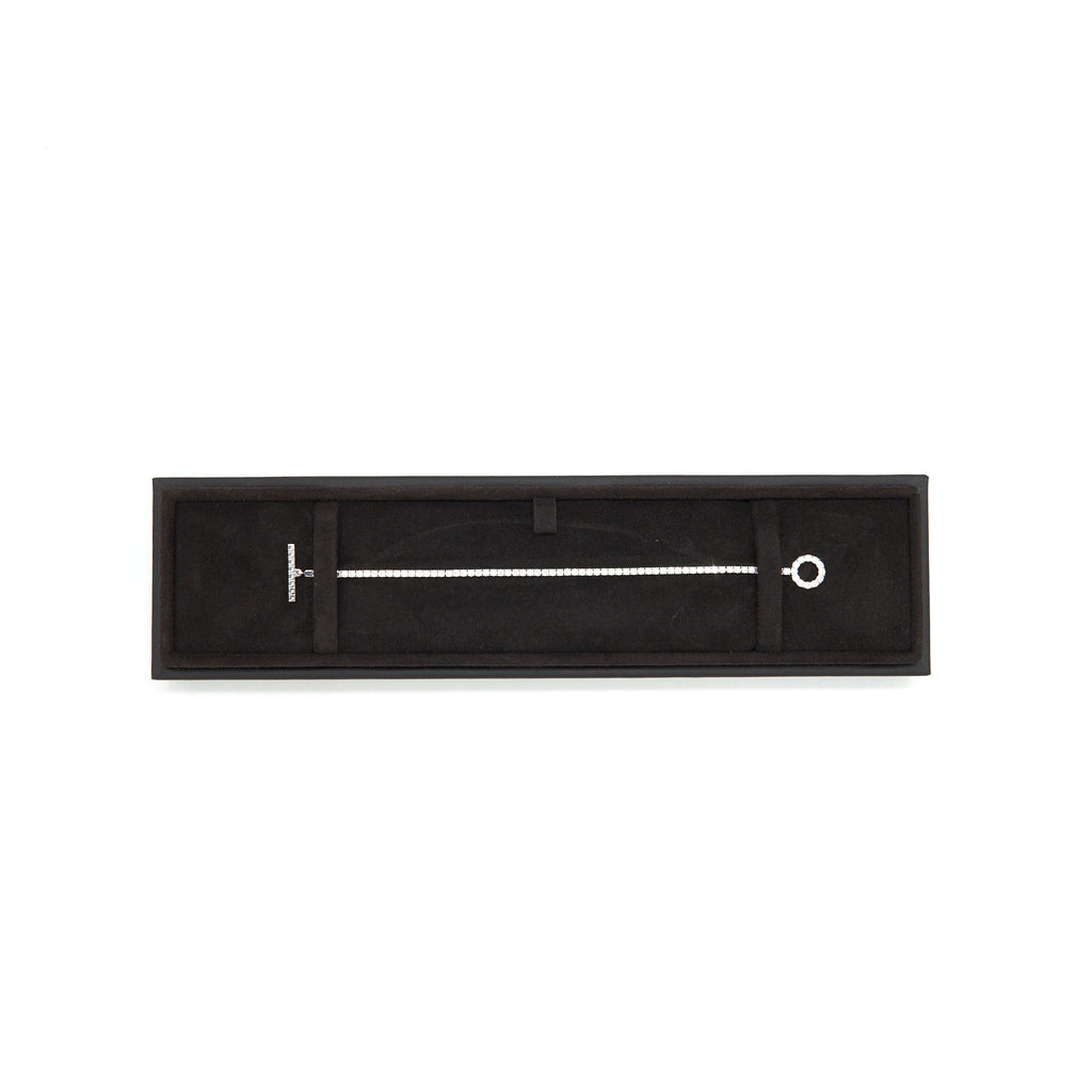 HERMES 18K WHITE GOLD WITH FULL DIAMONDS FINESSE BRACELET 2.65CT