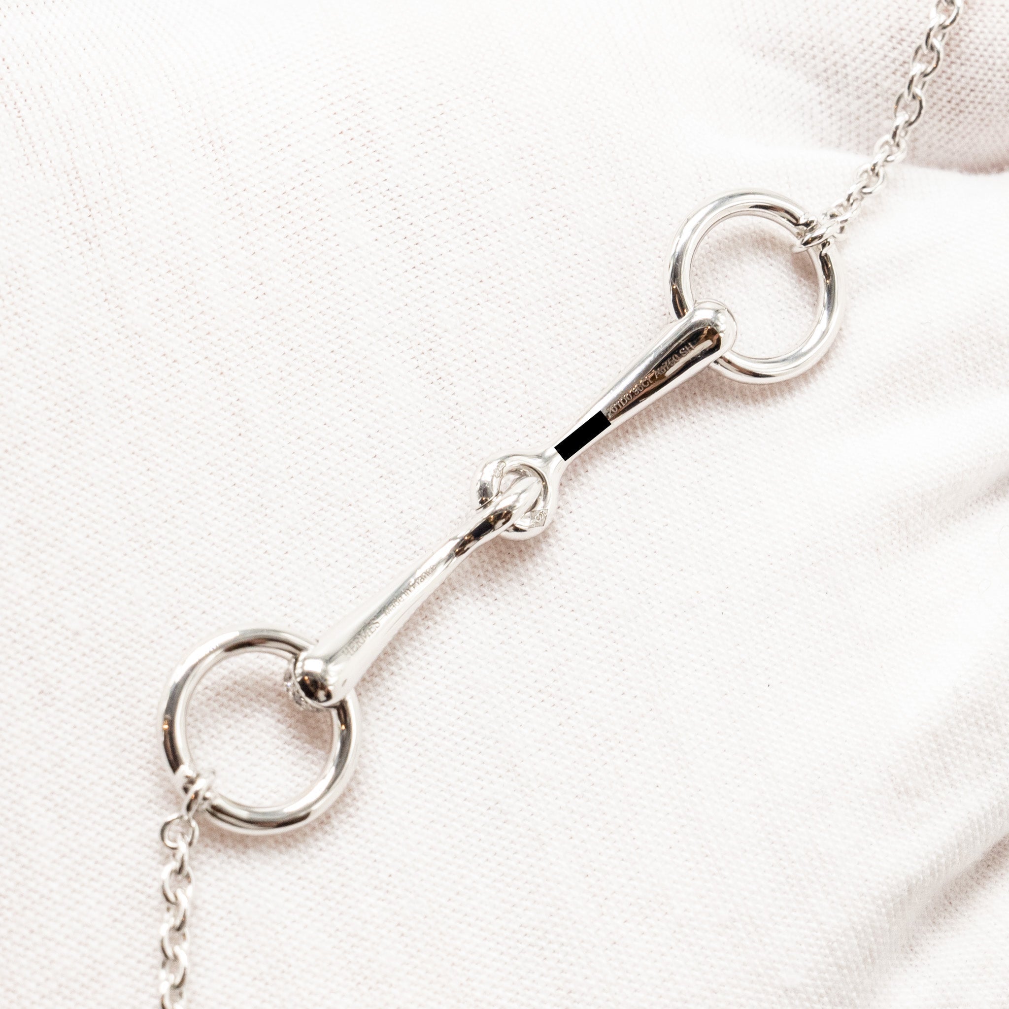HERMES FILET D’OR BRACELET WHITE GOLD DIAMONDS