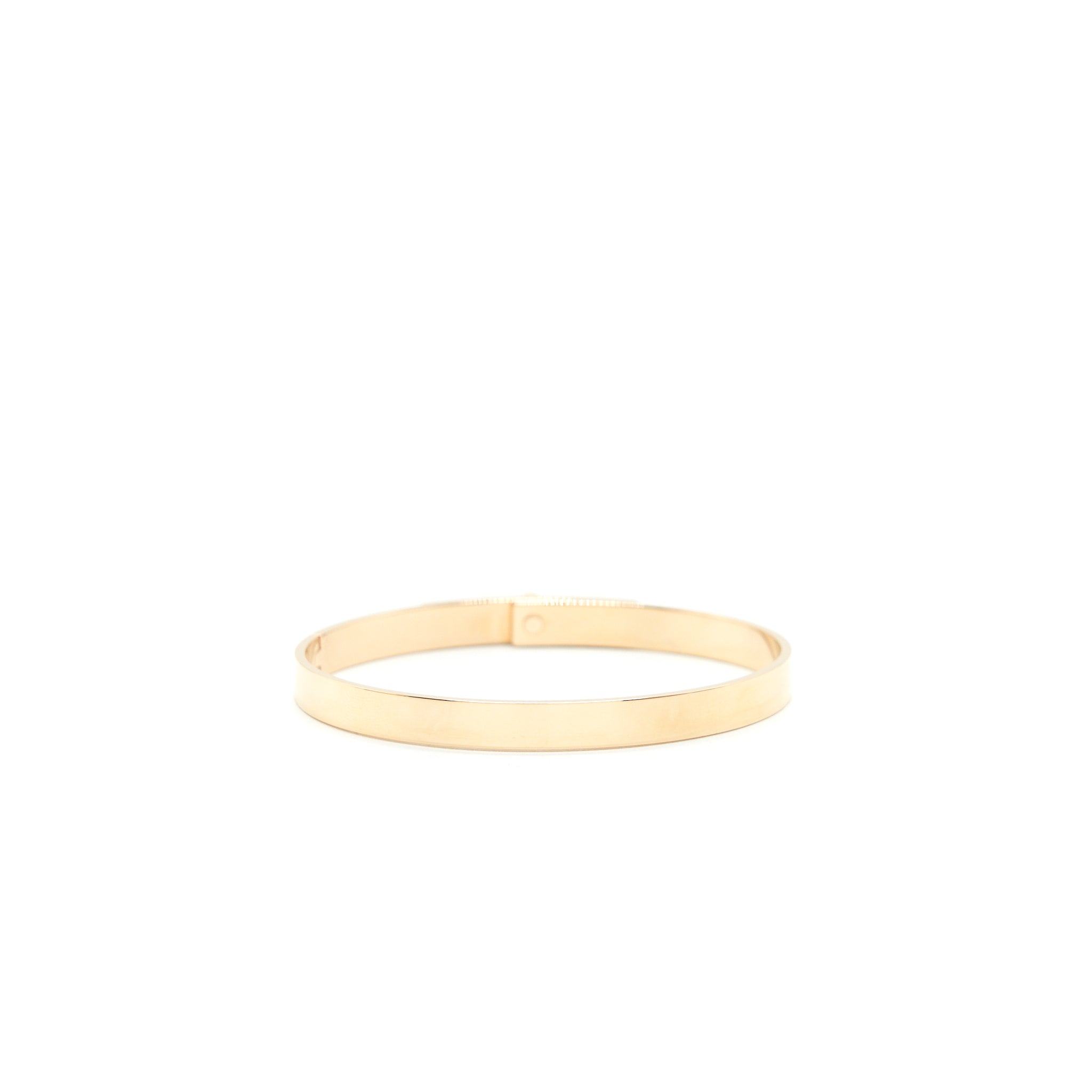 HERMES KELLY BRACELET ROSEGOLD AND BLACK SPINELS GEMSTONES