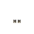 HERMES MINI POP H EARRINGS BLACK GOLD TONE