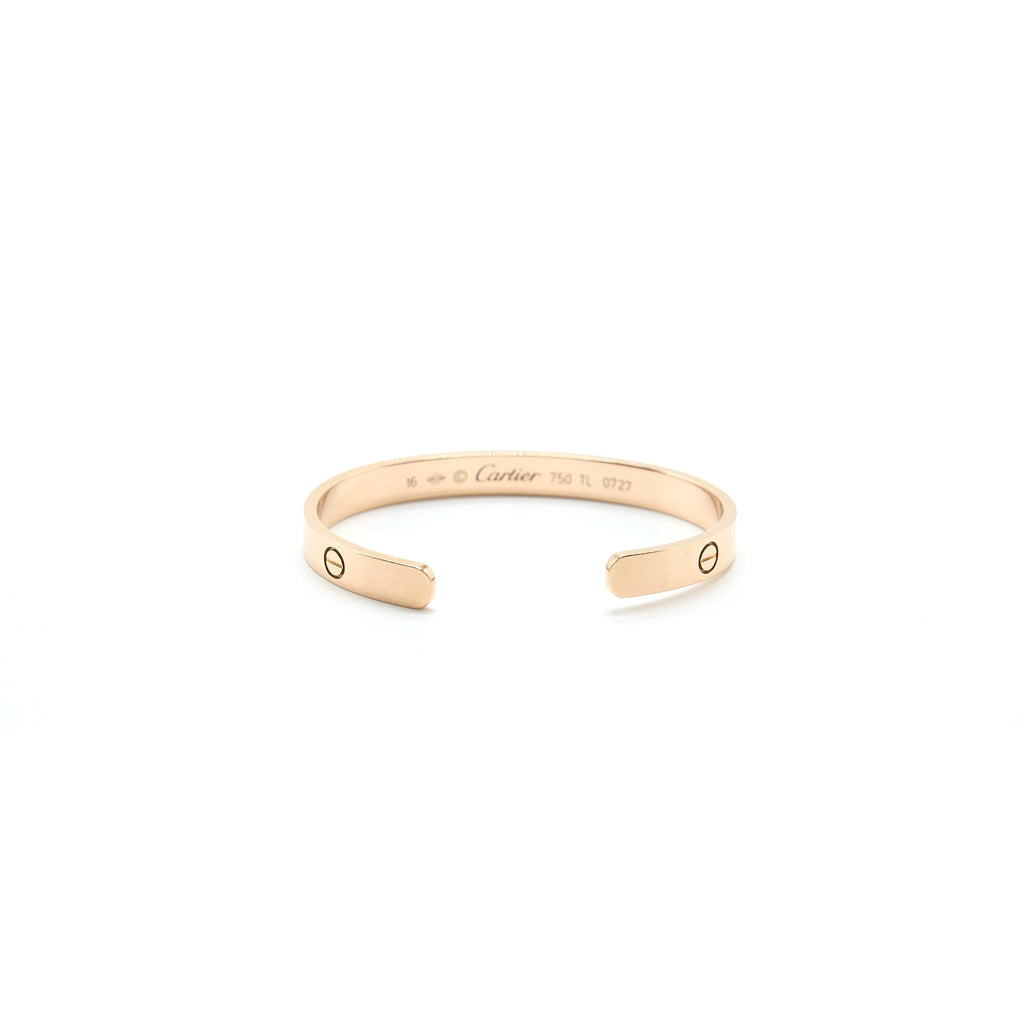 CARTIER LOVE BRACELET ROSE GOLD