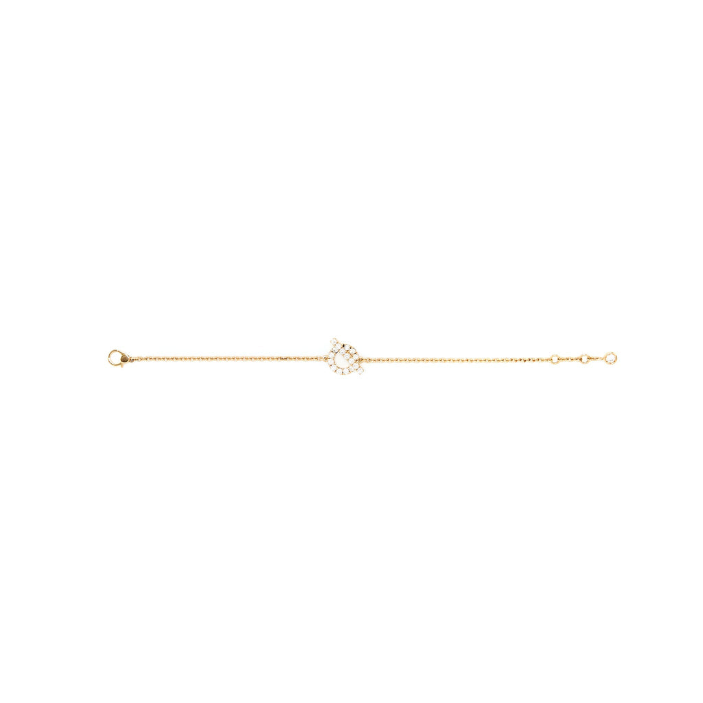HERMES FINESSE BRACELET ROSE GOLD DIAMONDS