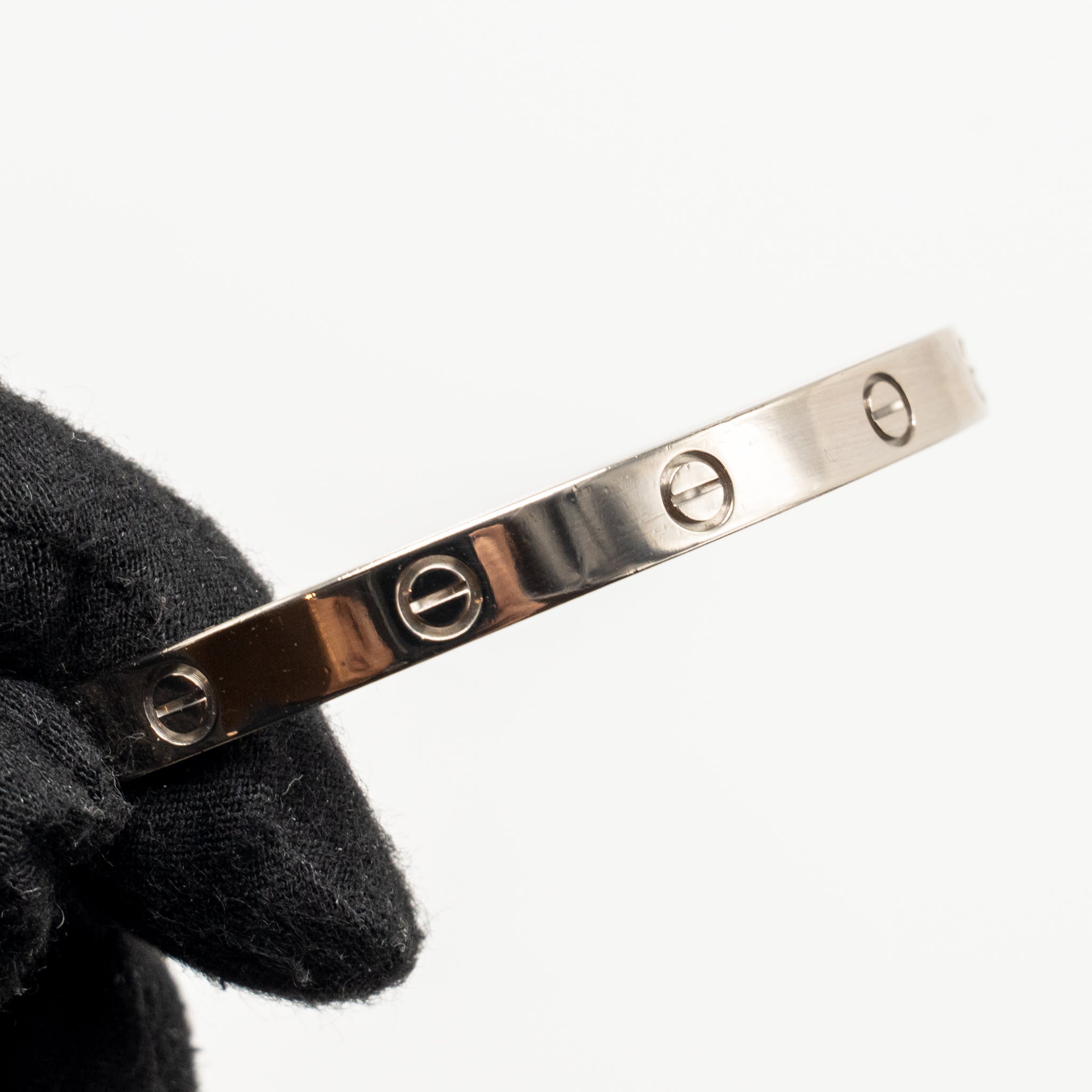 CARTIER LOVE BRACELET WHITE GOLD