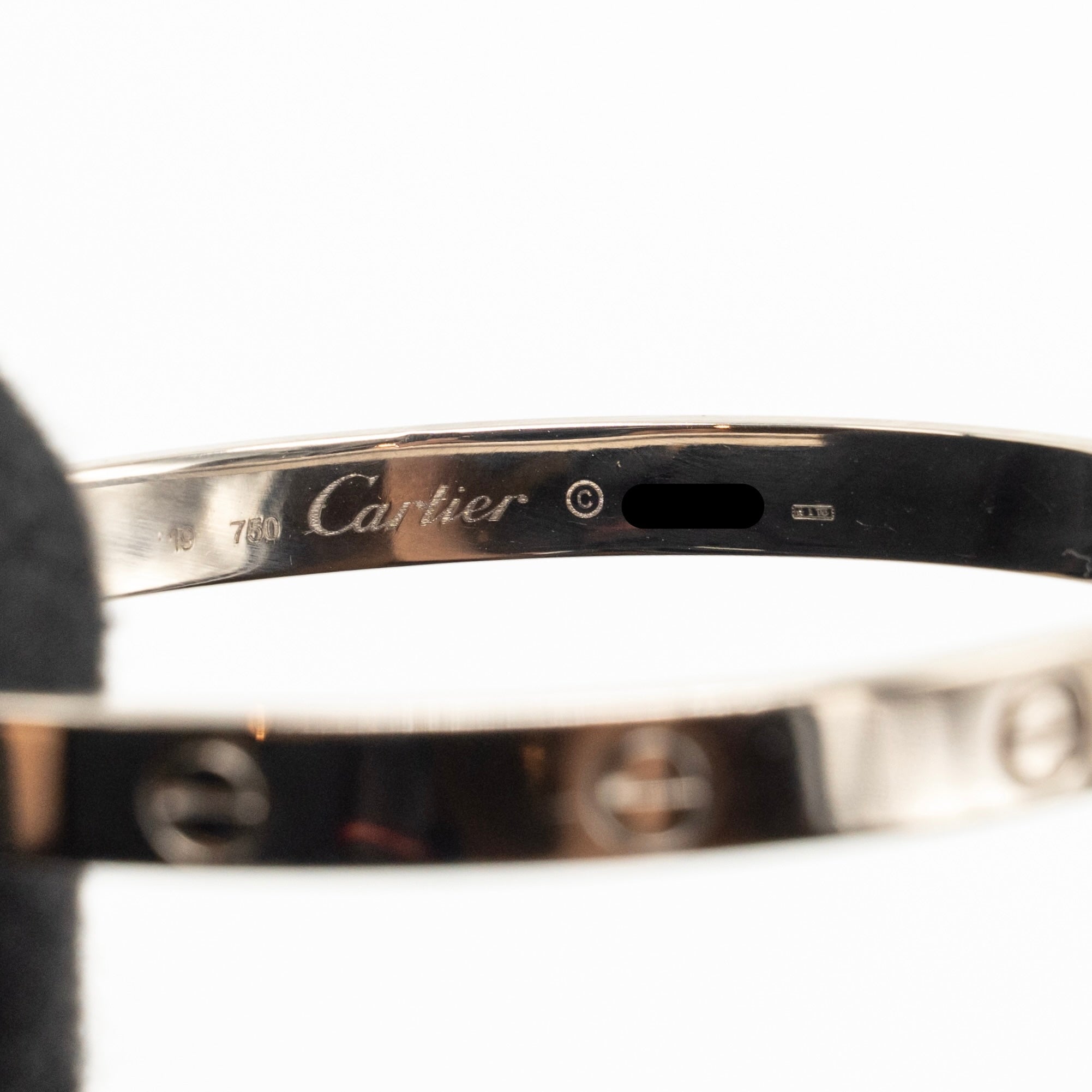 CARTIER LOVE BRACELET WHITE GOLD