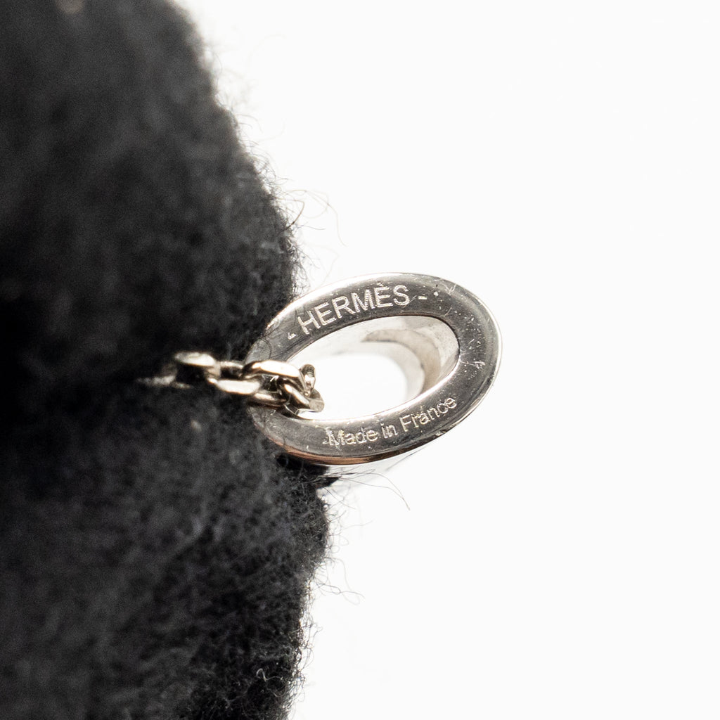 HERMES MINI POP H PENDANT BLACK SHW