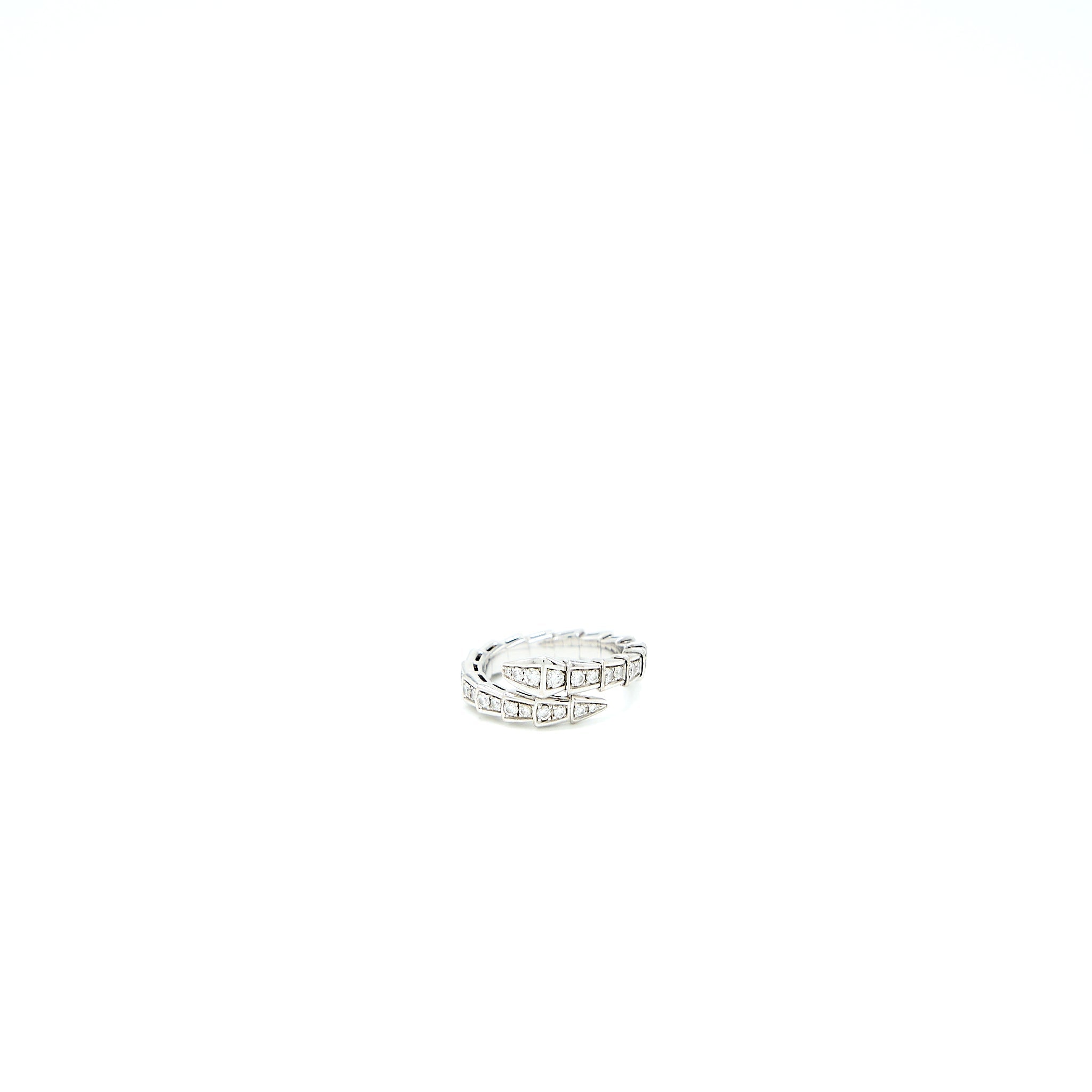 BVLGARI SERPENTI VIPER RING WHITE GOLD WITH DIAMONDS