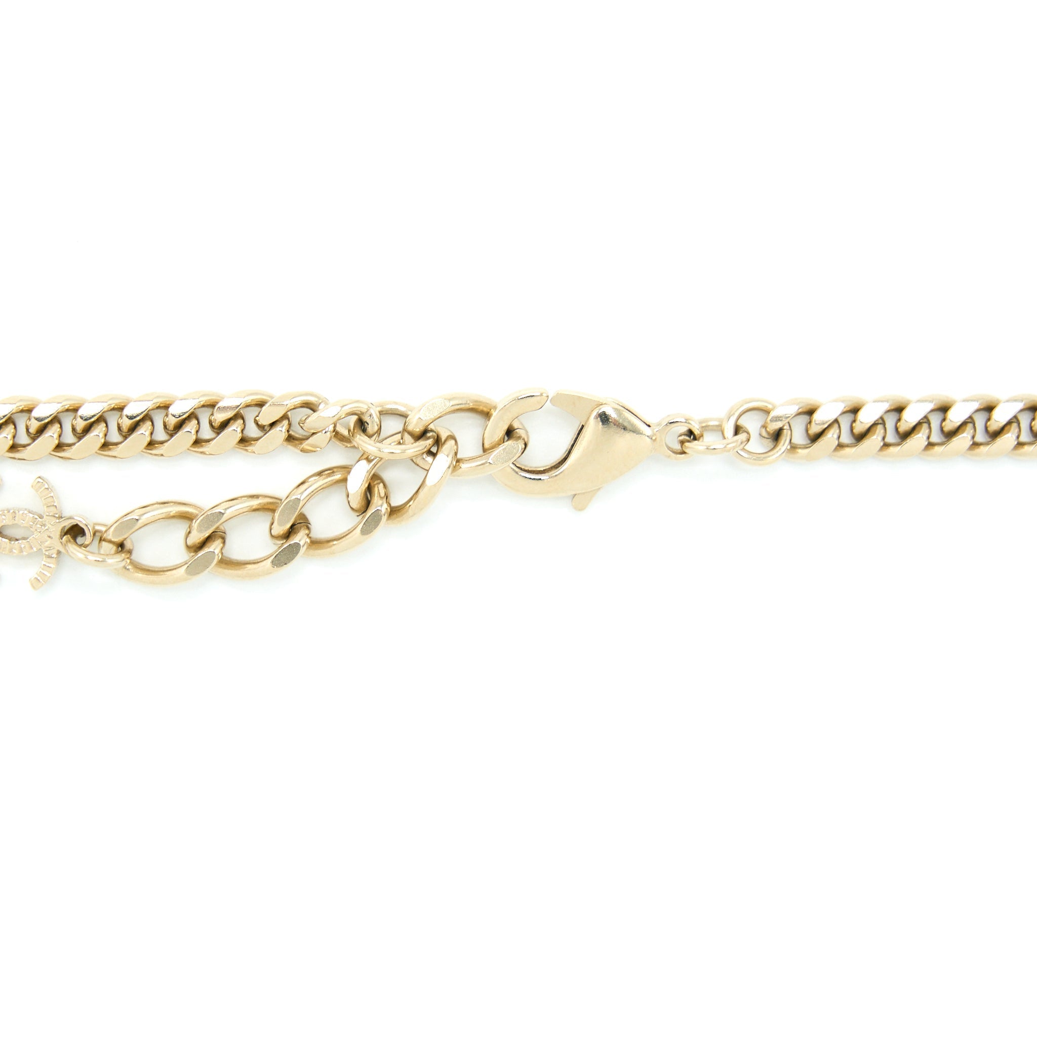 CHANEL 22S PERFUME BOTTLE NECKLACE/CHOKER LGHW