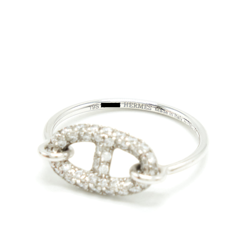HERMES RONDE RING WHITE GOLD WITH DIAMONDS