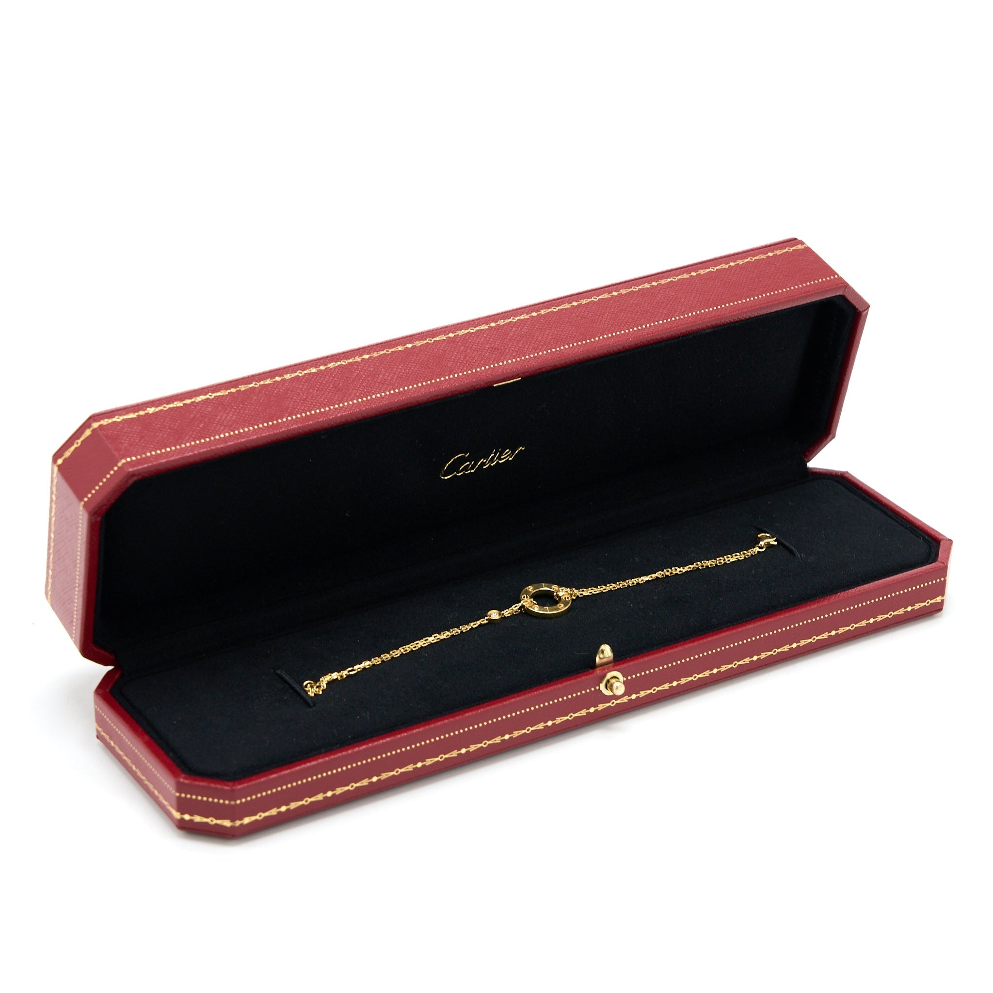 CARTIER LOVE BRACELET YELLOW GOLD WITH DIAMONDS