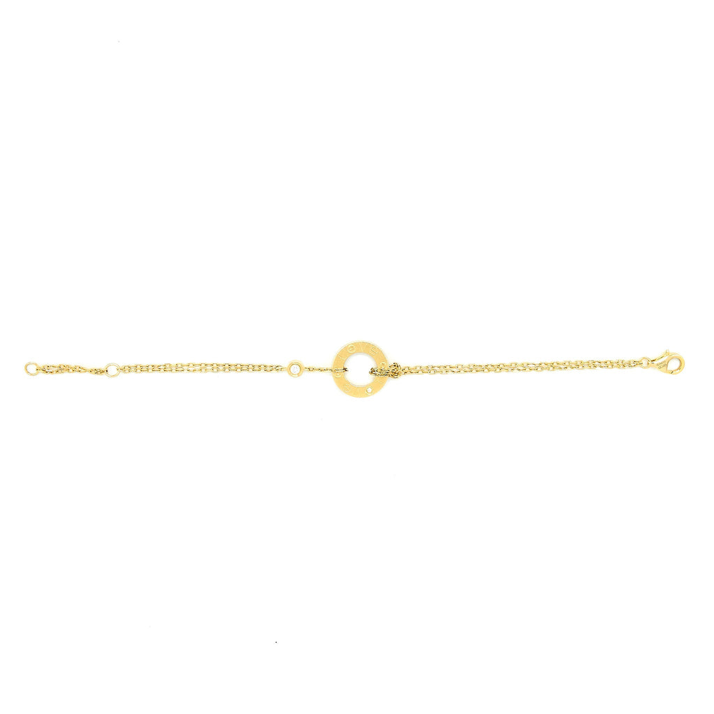 CARTIER LOVE BRACELET YELLOW GOLD WITH DIAMONDS