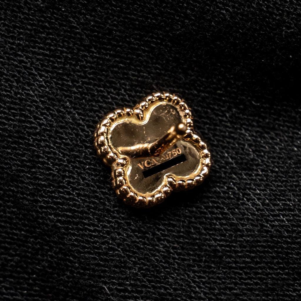 VAN CLEEF & ARPELS SWEET ALHAMBRA EARSTUDS/EARRINGS ROSE GOLD