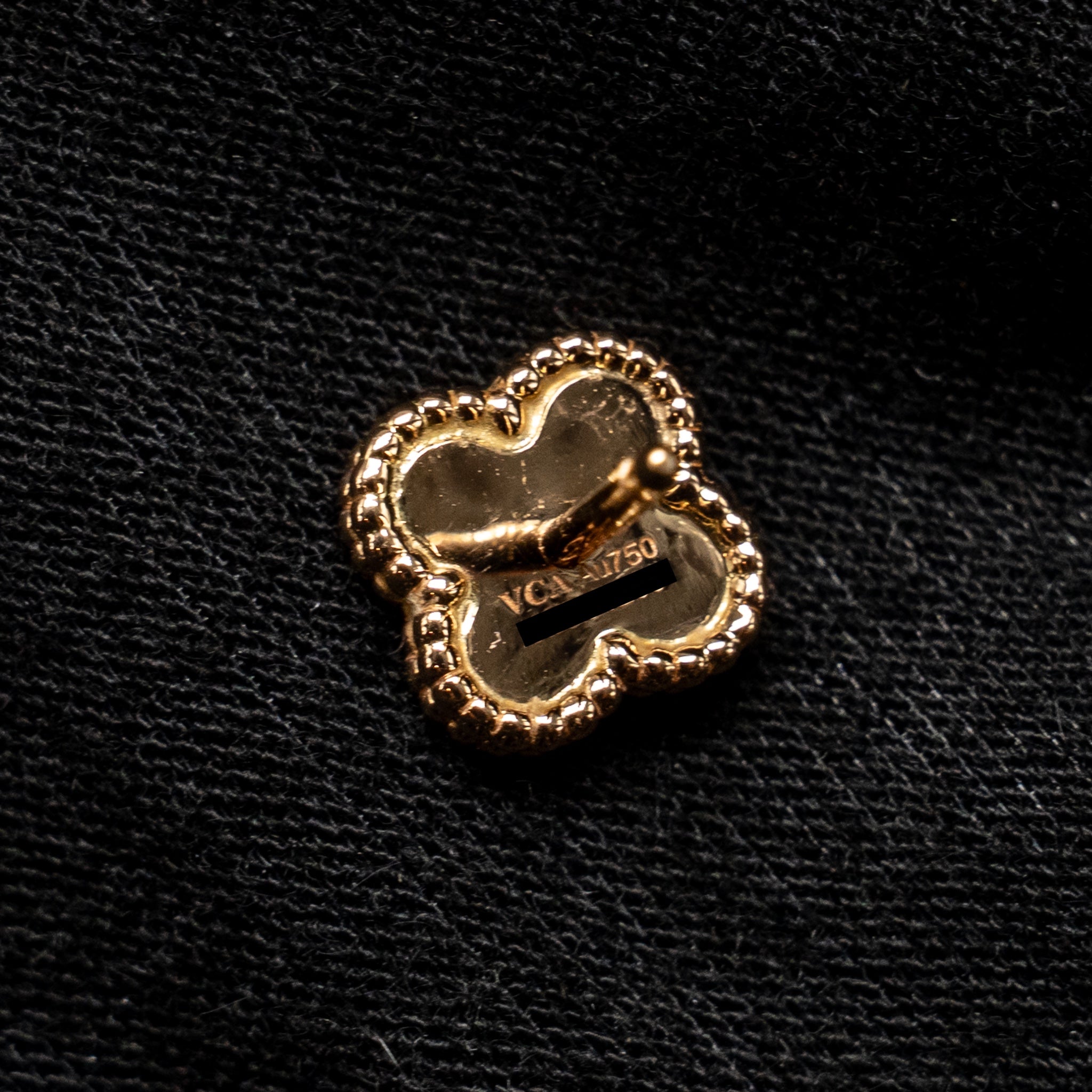 VAN CLEEF & ARPELS SWEET ALHAMBRA EARSTUDS/EARRINGS ROSE GOLD