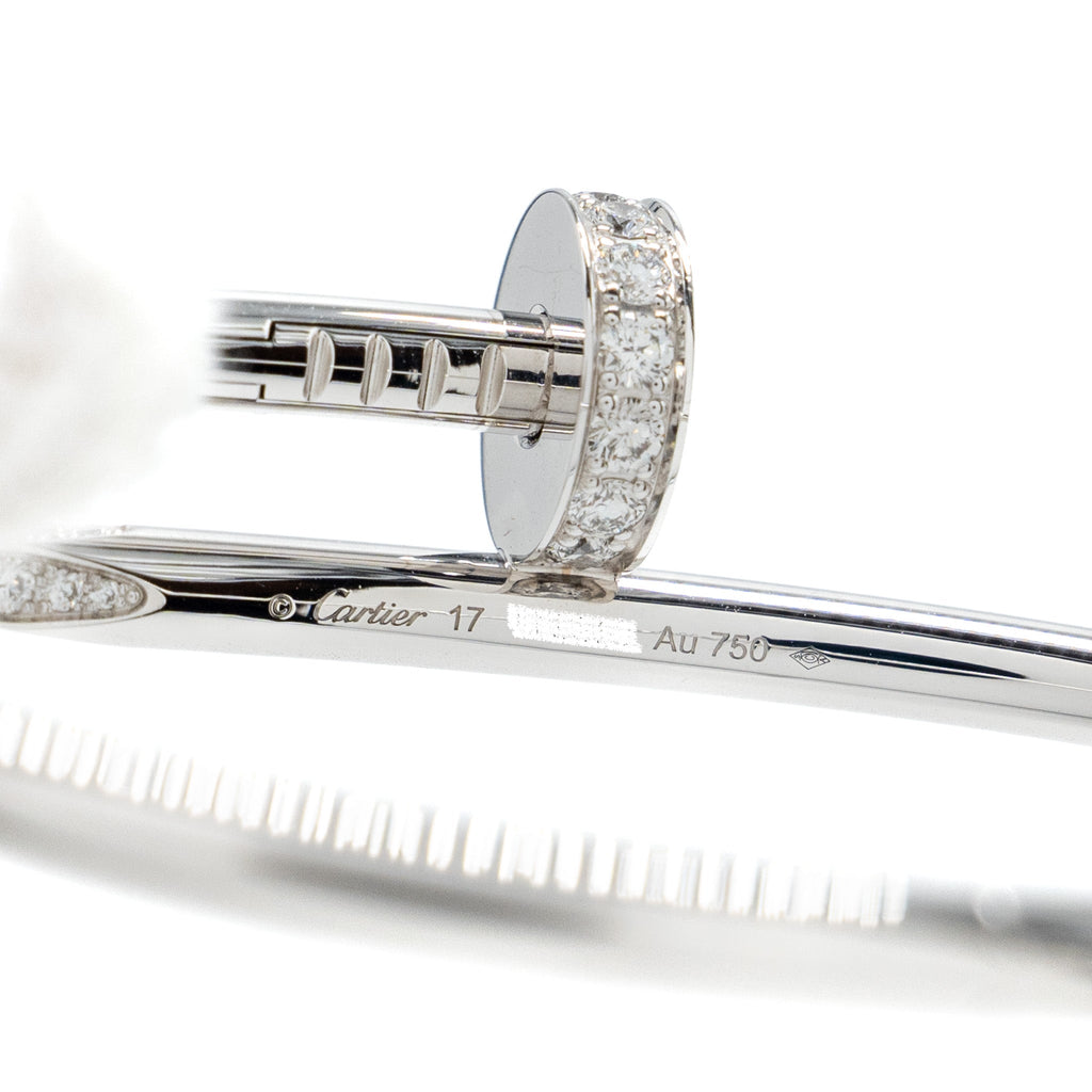 CARTIER JUSTE UN CLOU BRACELET WHITE GOLD, DIAMONDS