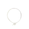 HERMES 18K WHITE GOLD DIMOND FINESSE LINK BRACELET