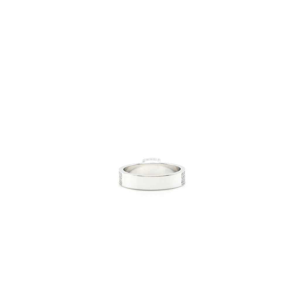 HERMES KELLY CLOCHETTE RING WHITE GOLD WITH DIMONDS