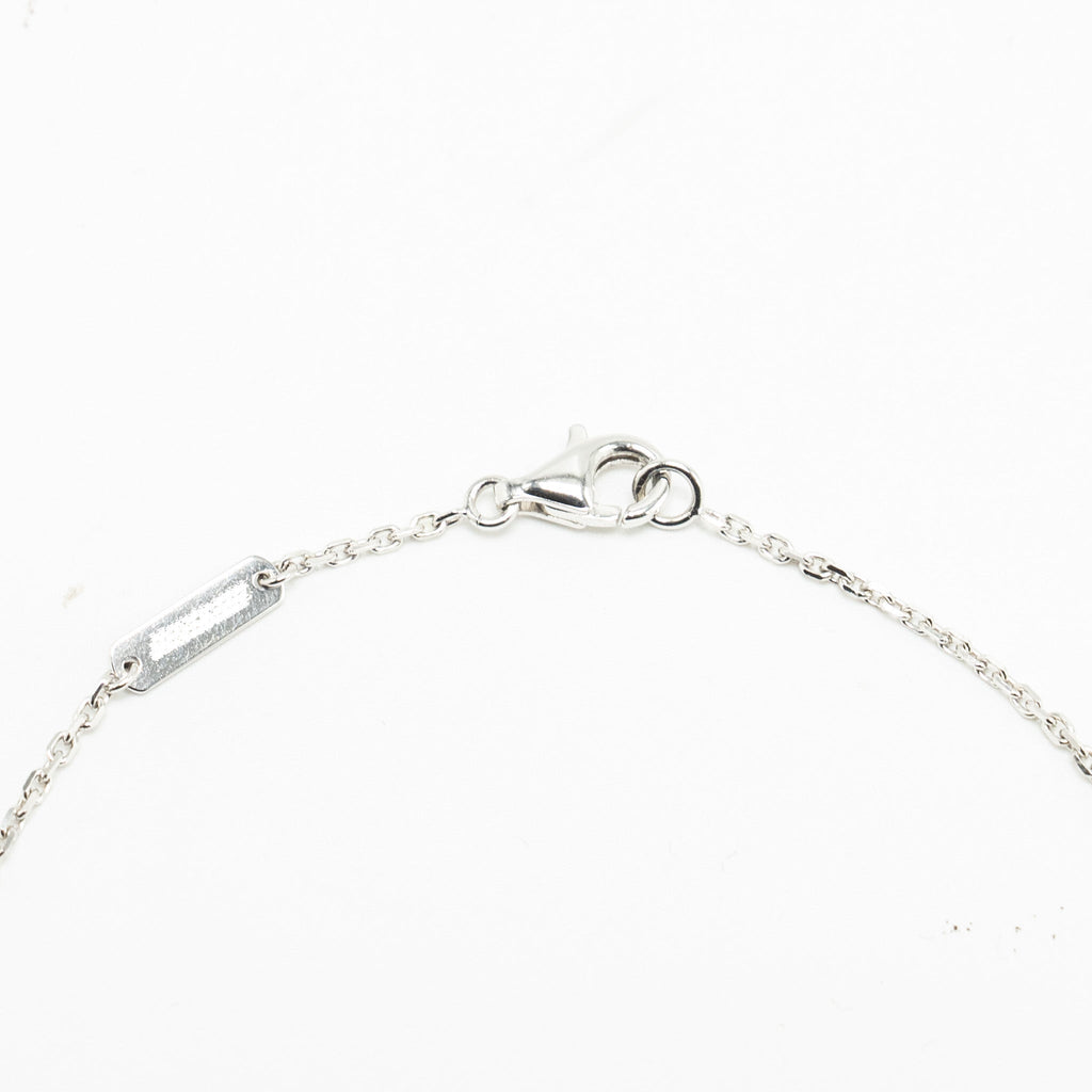 VAN CLEEF & ARPELS VINTAGE ALHAMBRA PENDANT TURQUOISE / 18K WHITE GOLD