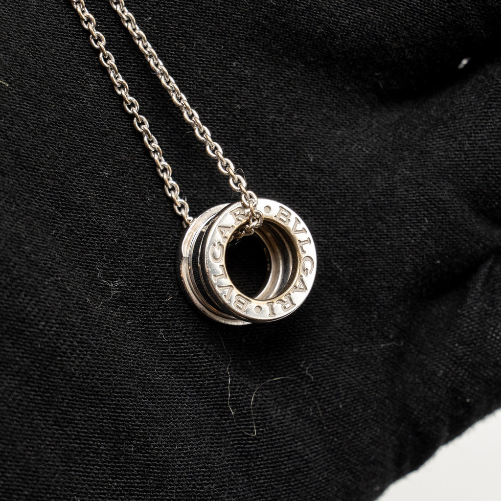 BVLGARI B ZERO 1 PENDANT 18K WHITE GOLD