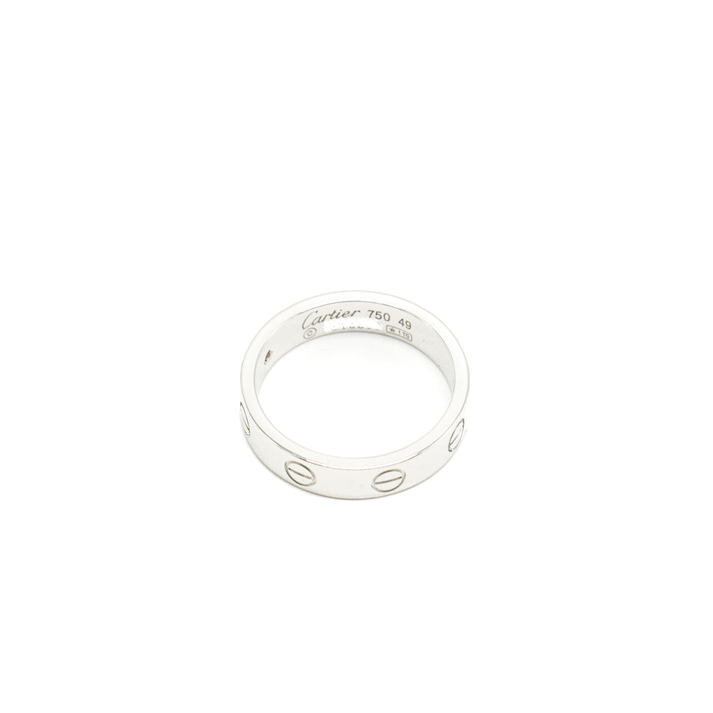 CARTIER LOVE WEDDING BAND WHITE GOLD, DIAMOND