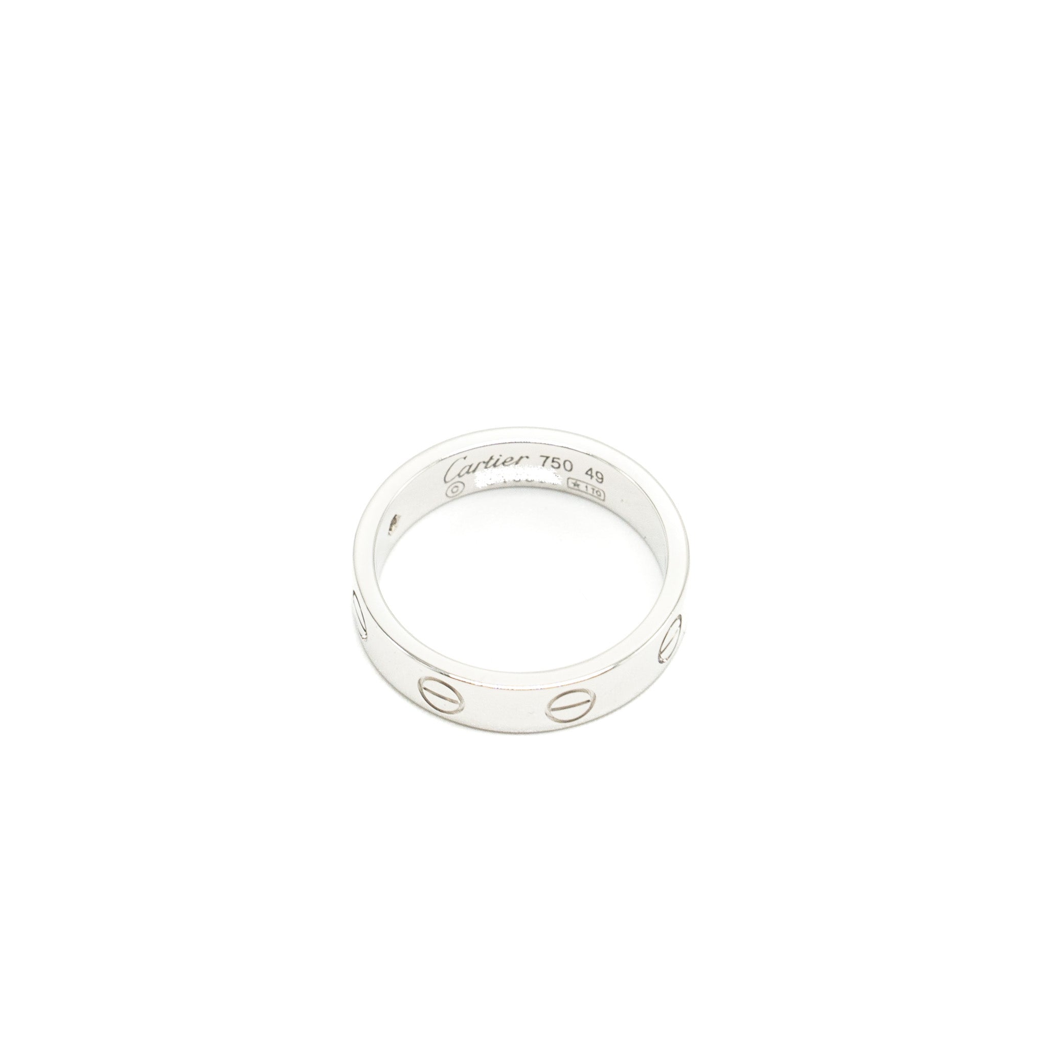 CARTIER LOVE WEDDING BAND WHITE GOLD, DIAMOND