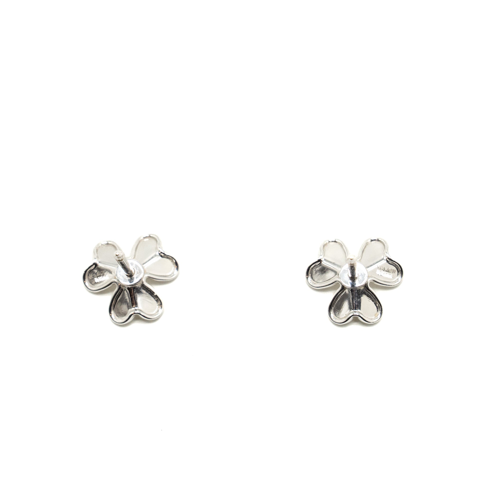 VAN CLEEF AND ARPELS FRIVOLE EARRINGS WHITE GOLD/DIAMONDS