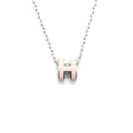 HERMES MINI POP H NECKLACE ROSE DRAGEE SHW