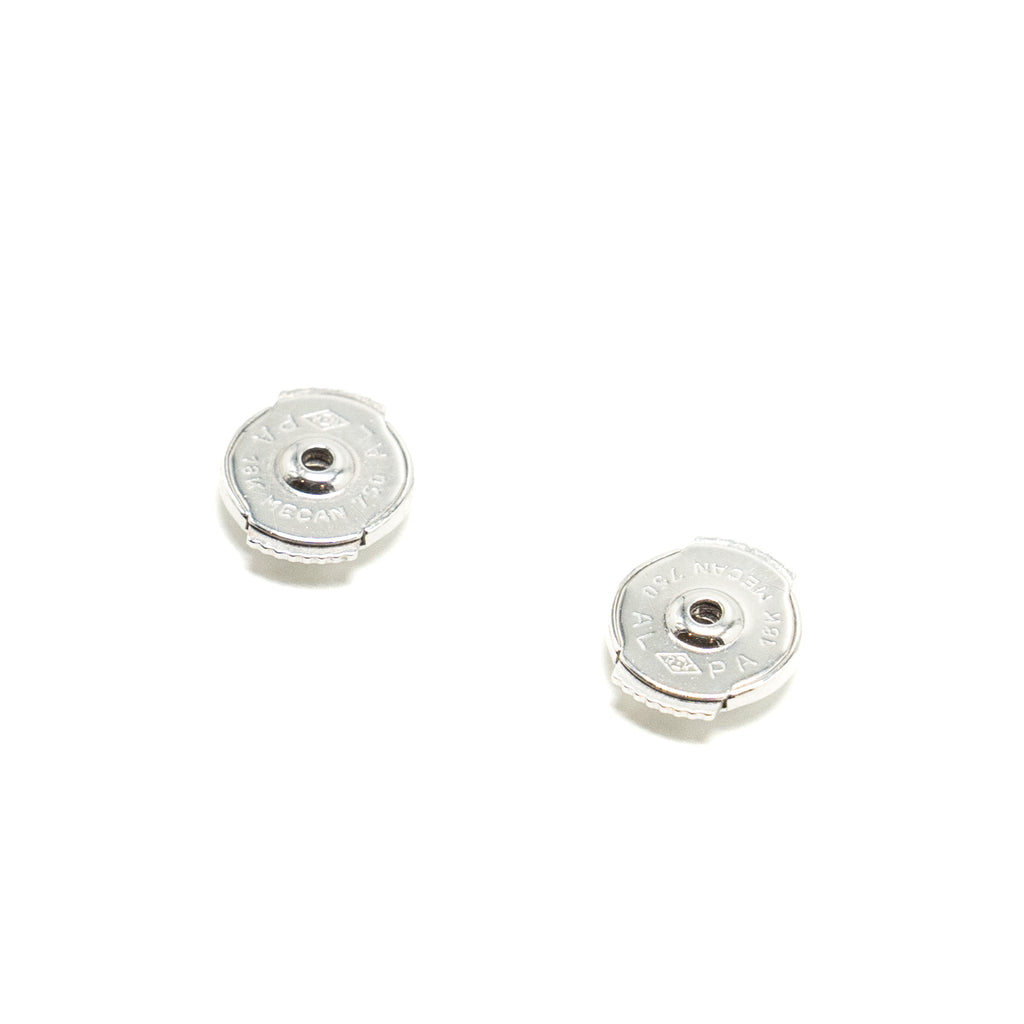 VAN CLEEF AND ARPELS FRIVOLE EARRINGS WHITE GOLD/DIAMONDS