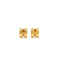 HERMES MINI POP H EARRINGS GHW