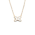 CHAUMET JEUX DE LIENS PENDANT ROSE-GOLD DIAMOND AND MOTHER-OF-PEARL