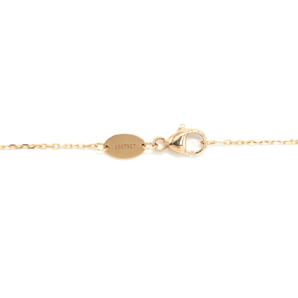 CHAUMET JEUX DE LIENS PENDANT ROSE-GOLD DIAMOND AND MOTHER-OF-PEARL