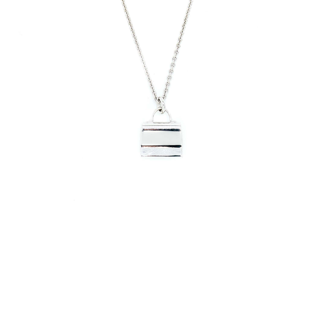 HERMES KELLY AMULETTES PENDANT WHITE GOLD WITH DIAMONDS
