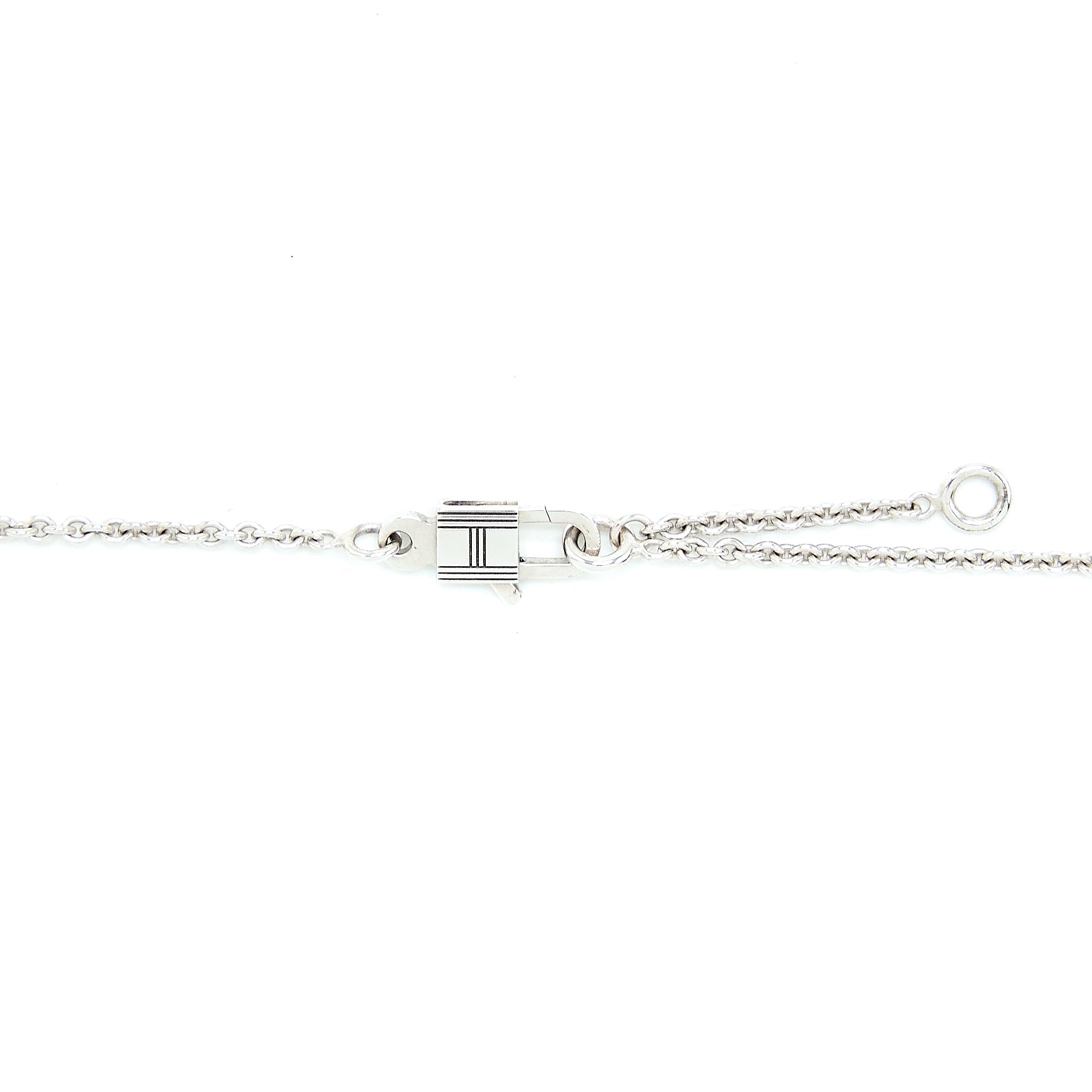 HERMES KELLY AMULETTES PENDANT WHITE GOLD WITH DIAMONDS