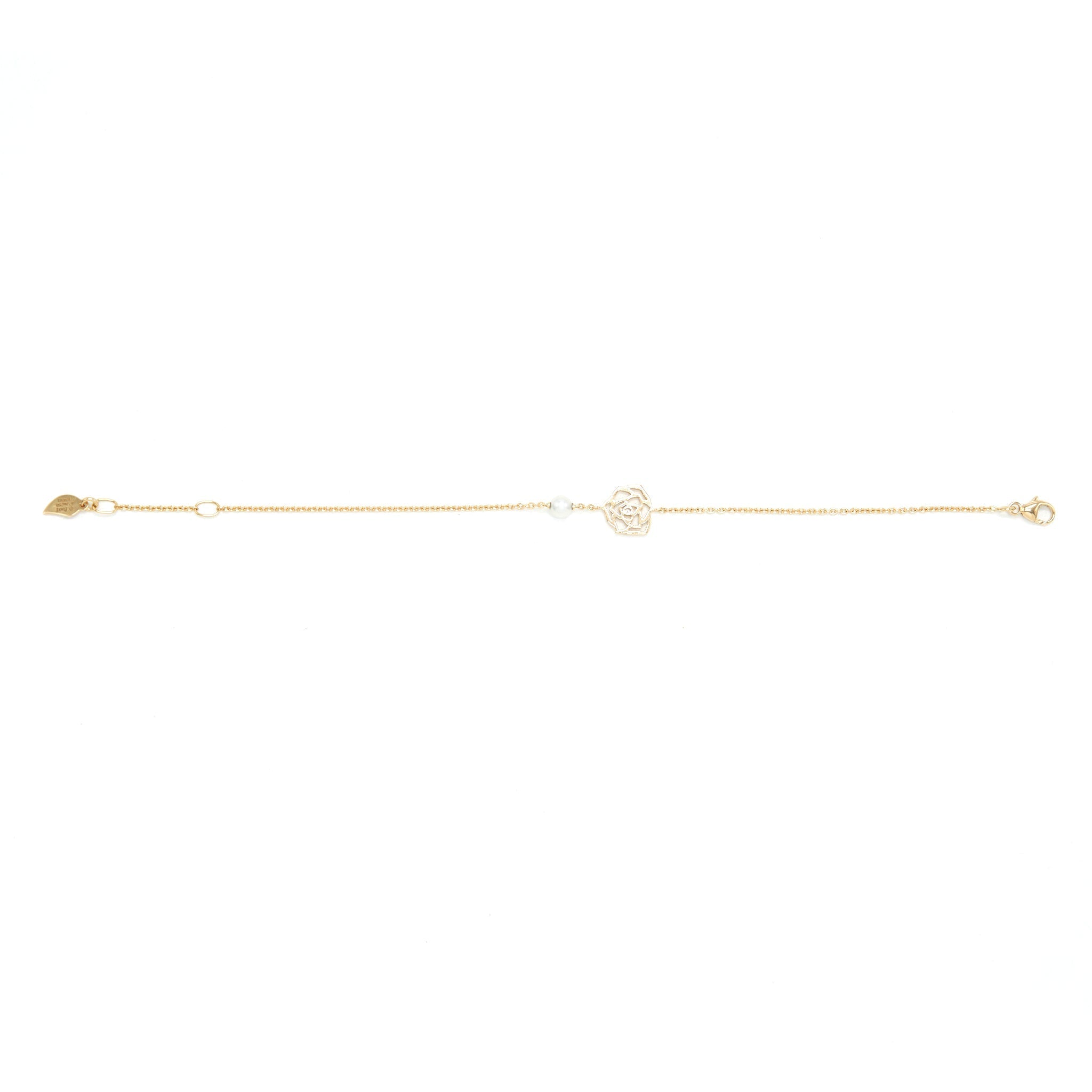 PIAGET ROSE BRACELET IN ROSE-GOLD PEARL DIAMOND