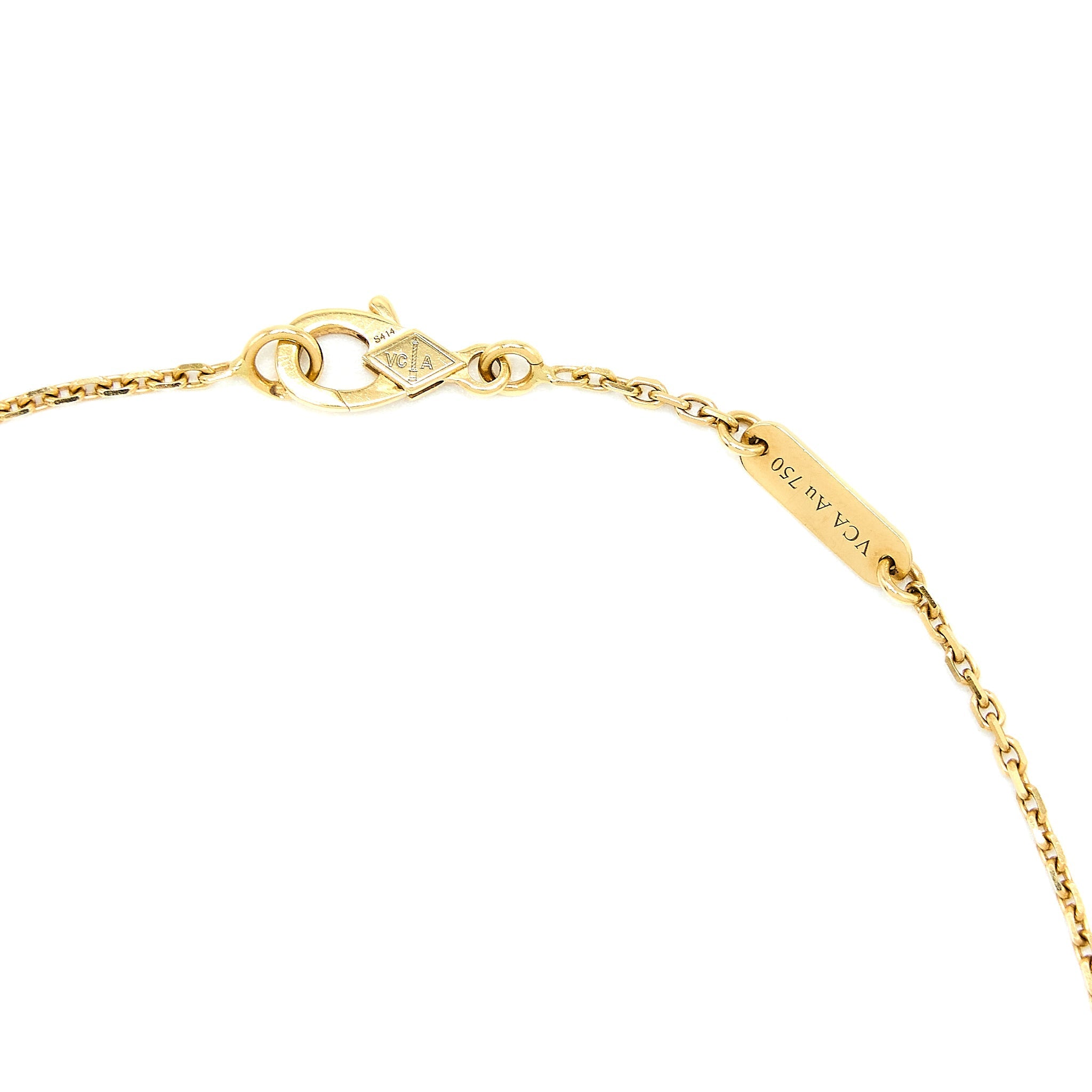 VAN CLEEF & ARPELS SWEET ALHAMBRA PENDANT YELLOW GOLD