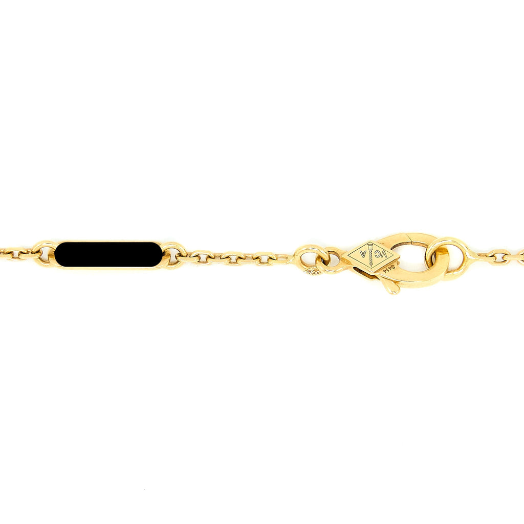 VAN CLEEF & ARPELS SWEET ALHAMBRA PENDANT YELLOW GOLD