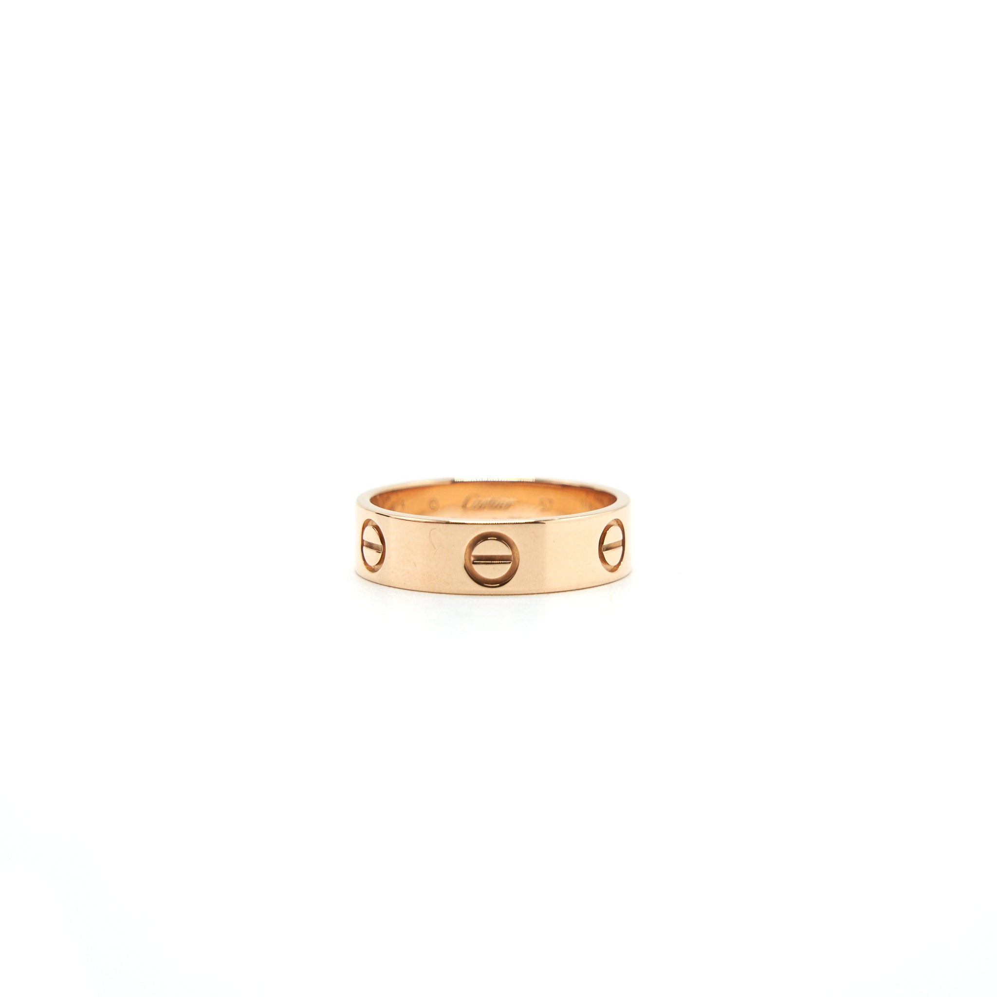 CARTIER LOVE RING ROSE GOLD MEN'S